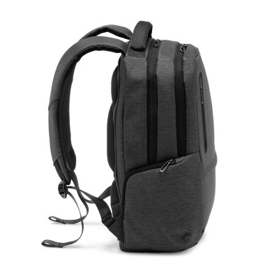 RE-BOSTON. Mochila para computador portátil em Nylon reciclado 2Tone resistente à água com compartimento em 210D